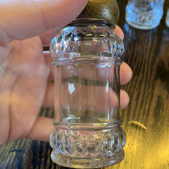 Vintage Set of Glass Spice Bottles - Picture 3 of 7